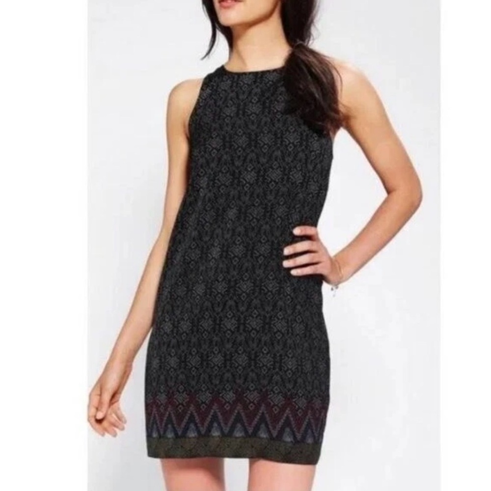 Staring at Stars Black Patterned Shift Dress